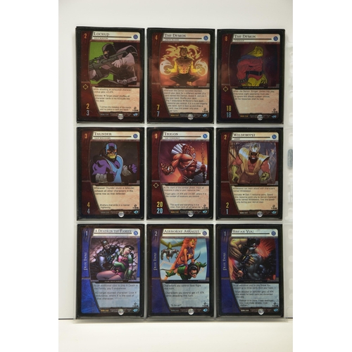 283 - COMPLETE VS. SYSTEM DC ORIGINS 1ST EDITION FOIL SET, all cards are present, genuine and are all in e... 