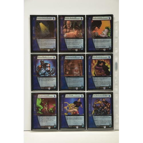 283 - COMPLETE VS. SYSTEM DC ORIGINS 1ST EDITION FOIL SET, all cards are present, genuine and are all in e... 