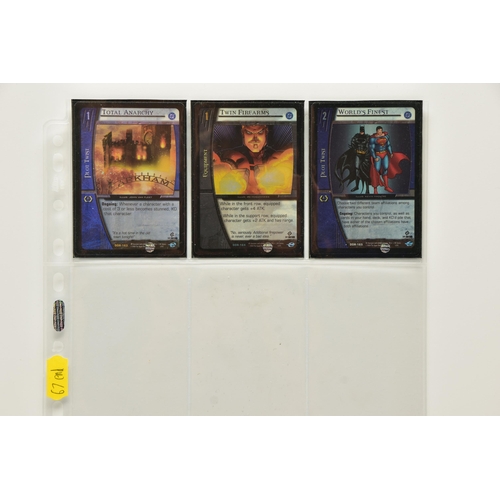 283 - COMPLETE VS. SYSTEM DC ORIGINS 1ST EDITION FOIL SET, all cards are present, genuine and are all in e... 