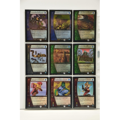 283 - COMPLETE VS. SYSTEM DC ORIGINS 1ST EDITION FOIL SET, all cards are present, genuine and are all in e... 