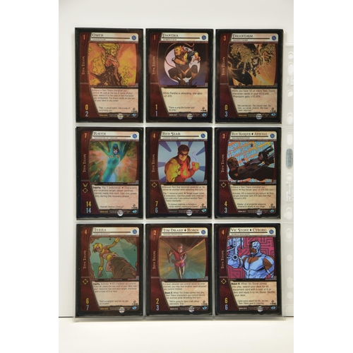 283 - COMPLETE VS. SYSTEM DC ORIGINS 1ST EDITION FOIL SET, all cards are present, genuine and are all in e... 