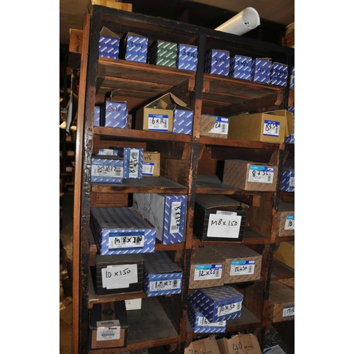 927 - SEVENTY PARTIAL AND FULL BOXES OF COUNTERSUNK ALLEN HEADED METRIC BOLTS (see pics for sizes )(this l... 