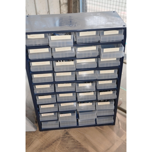 949 - SEVEN V COIL HELICOIL KITS AND TWO MULTI DRAWER UNITS CONTAINING COILS (see pics for sizes)(this lot... 