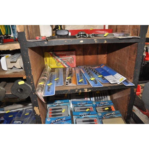 953 - A QUANTITY OF HANDTOOLS by Irwin, Stanley, Silverline, Faithful etc (see pics for details)(this lot ... 