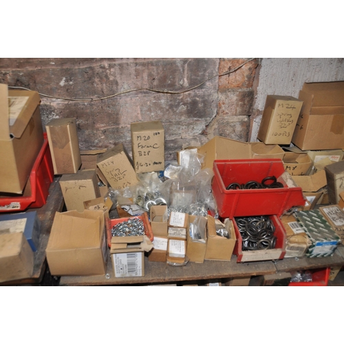 961 - A LARGE QUANTITY OF PARTIAL AND FULL BOXES OF WASHERS including Phosphur Bronze spring washers (see ... 