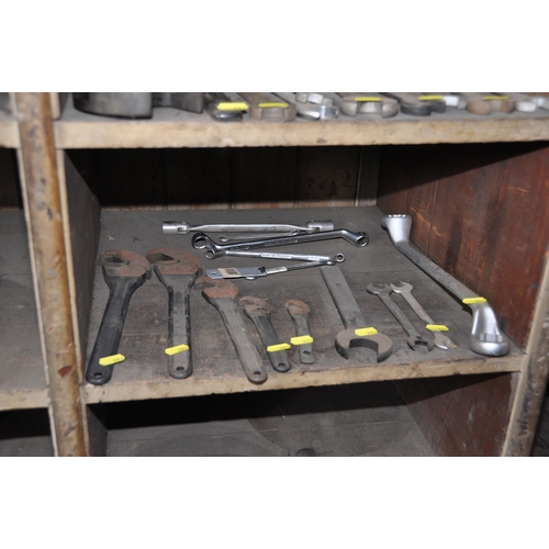 983 - THIRTY PLUS IMPERIAL SPANNERS AND RATCHET WRENCHES (all brand new old stock but show signs of age)(t... 