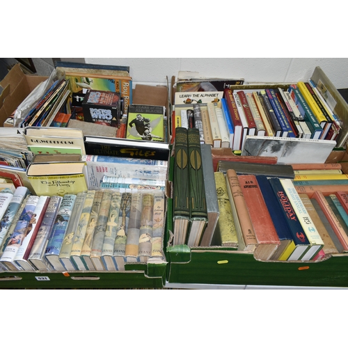 531 - FOUR BOXES OF BOOKS and other Ephemera to include approximately 160 miscellaneous book titles in har... 