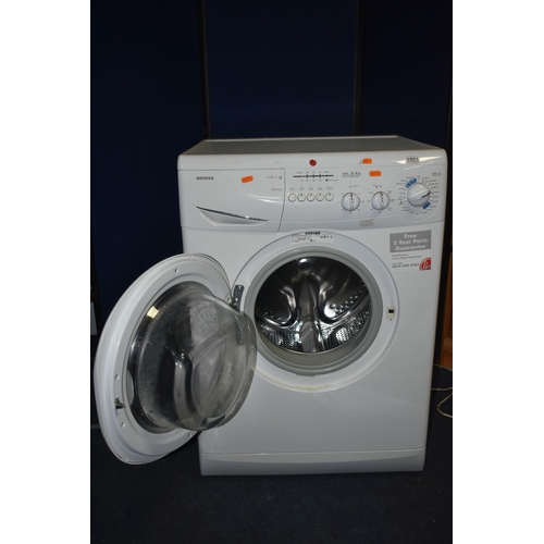 1051 - A HOOVER HNWL 7146 6+4kg WASHING MACHINE, width 60cm x 57cm x height 85cm (PAT pass, powers up but n... 