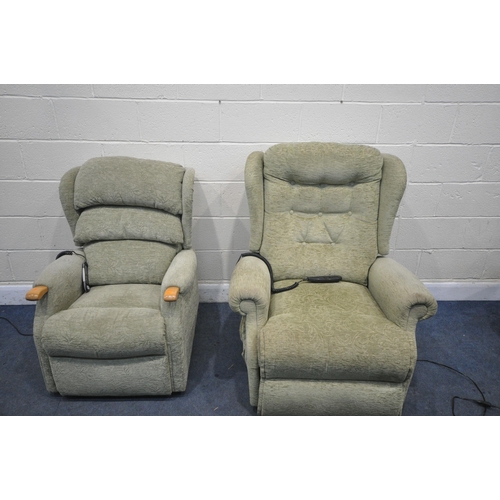 1272 - A CELEBRITY RISE AND RECLINE ARMCHAIR, and a Sherbourne rise and recline armchair (condition - Sherb... 