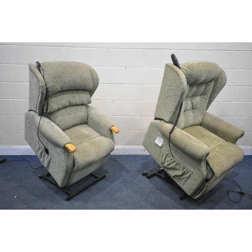 1272 - A CELEBRITY RISE AND RECLINE ARMCHAIR, and a Sherbourne rise and recline armchair (condition - Sherb... 