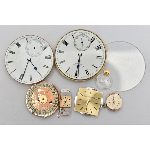 42 - WATCH MOVEMENTS, to include two pocket watch movements, and four wristwatch movements such as a lady... 