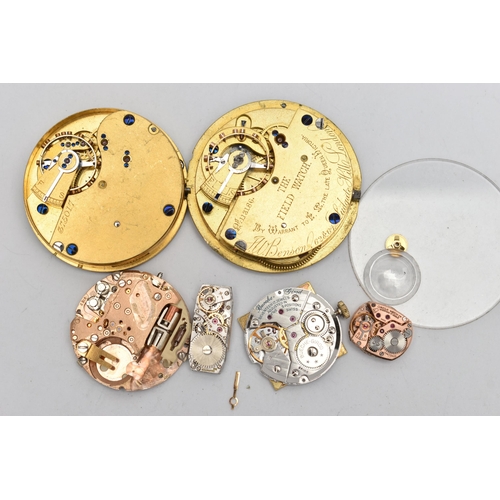 42 - WATCH MOVEMENTS, to include two pocket watch movements, and four wristwatch movements such as a lady... 