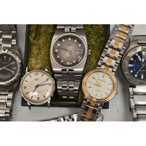 93 - AN ASSORTMENT OF WATCHES, to include an 'Astral' automatic wristwatch, 'Seiko' quartz wristwatch, a ... 