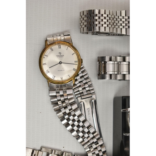 93 - AN ASSORTMENT OF WATCHES, to include an 'Astral' automatic wristwatch, 'Seiko' quartz wristwatch, a ... 