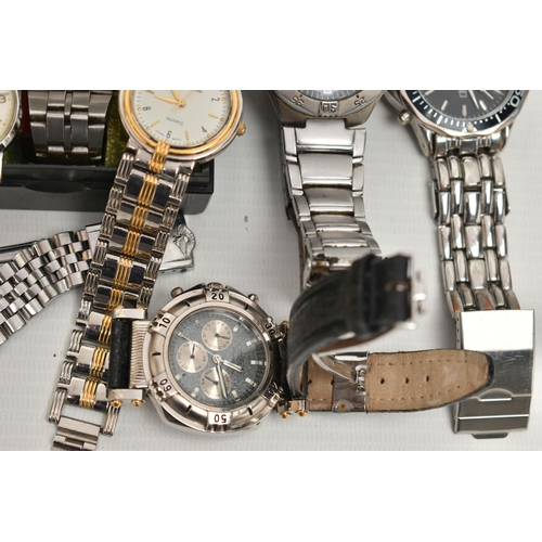 93 - AN ASSORTMENT OF WATCHES, to include an 'Astral' automatic wristwatch, 'Seiko' quartz wristwatch, a ... 