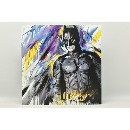 303 - JEN ALLEN (BRITISH CONTEMPORARY) 'SILENT GUARDIAN', a signed artist proof print depicting superhero ... 