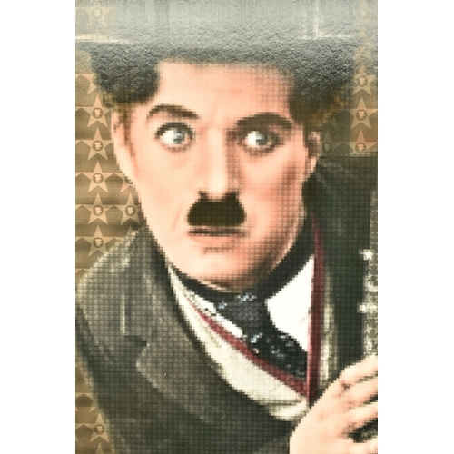 315 - NICK HANCOCK (BRITISH CONTEMPORARY) 'CHARLIE CHAPLIN', an image of Charlie Chaplin and Jackie Coogan... 