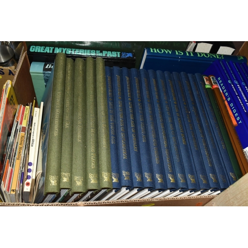 457 - THREE BOXES OF BOOKS containing approximately seventy five miscellaneous titles in hardback and pape... 