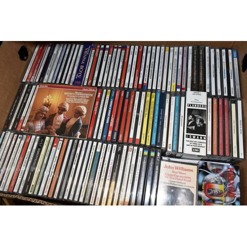 474 - FOUR BOXES OF CD'S AND ASSORTED METALWARE,  to include over five hundred C.D's mostly classical and ... 