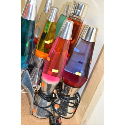 466 - A COLLECTION OF MATHMOS LAVA LAMPS AND SIMILAR, comprising ten Mathos Lava lamps in assorted colours... 