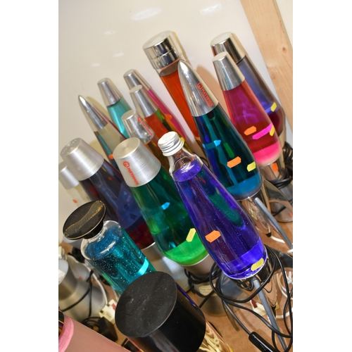 466 - A COLLECTION OF MATHMOS LAVA LAMPS AND SIMILAR, comprising ten Mathos Lava lamps in assorted colours... 