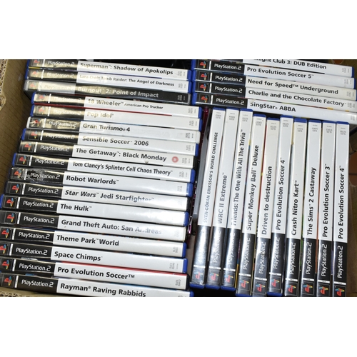 543 - PLAYSTATION 2 CONSOLE AND GAMES, including Splinter Cell, Grand Theft Auto San Andreas, Super Monkey... 