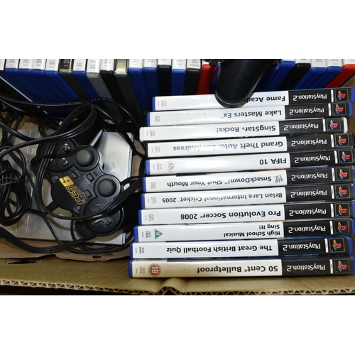 548 - PLAYSTATION 2 SLIM CONSOLE AND GAMES, including Tony Hawk's Pro Skater 4, Black and Grand Theft Auto... 