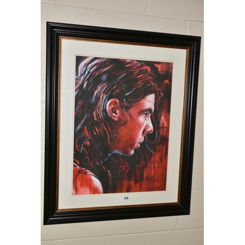 575 - ZINSKY (BRITISH CONTEMPORARY) 'RAFA NADAL', a signed artist proof edition print, depicting a portrai... 