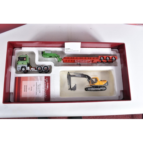 2 - A BOXED LIMITED EDITION CORGI HEAVY HAULAGE MERCEDES-BENZ ACTROS NOOTEBOOM LOW LOADER 1:50 DIE-CAST ... 