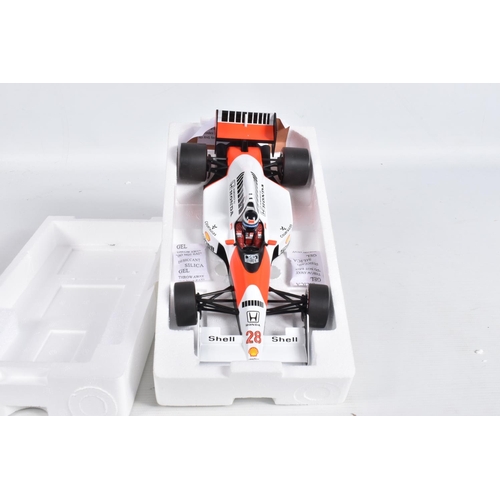 30 - A BOXED MINICHAMPS MCLAREN HONDA MP4/5B . G. BERGER 1990 1:18 MODEL RACECAR, numbered 530 901828, pa... 