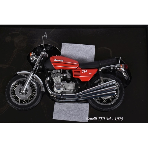 37 - TWO BOXED MINICHAMPS PAULS MODEL ART CLASSIC BIKE SERIES 1:12 MODEL MOTORBIKES, a Laverda Jota 180 1... 