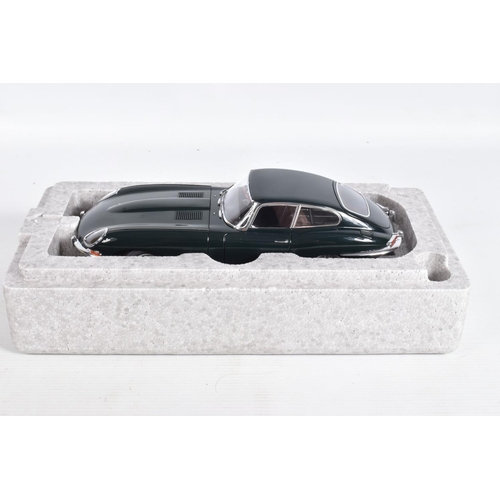 9 - A BOXED AUTOART SIGNATURE JAGUAR E-TYPE SERIES 1 COUPE 1:18 MODEL VEHICLE, numbered 73612, in Britis... 