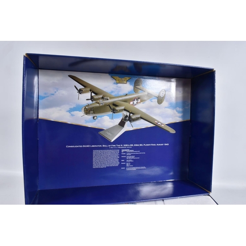 50 - A BOXED CORGI AVIATION ARCHIVE WORLD WAR II EUROPE & AFRICA CONSOLIDATED B-24D LIBERATOR 1:72 MODEL ... 