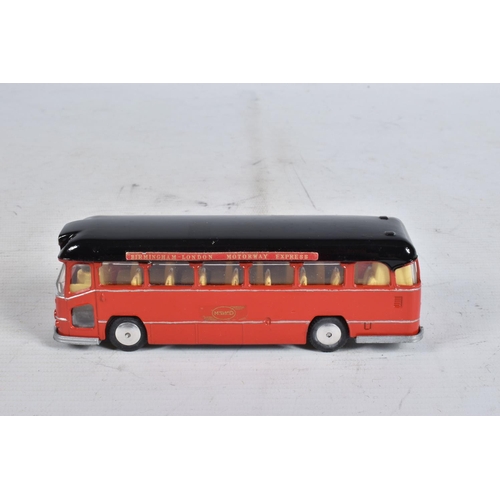 54 - TWO BOXED CORGI MAJOR TOYS B.M.M.O. MIDLAND RED MOTORWAY EXPRESS COACHES, No.1120, both have had som... 