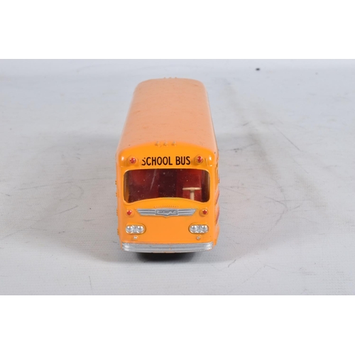 56 - A BOXED DINKY SUPERTOYS WAYNE SCHOOL BUS, No.949, version with red lines and bumper, complete but ha... 