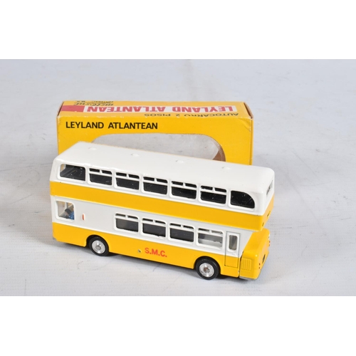 57 - A BOXED METOSUL LEYLAND ATLANTEAN DOUBLE DECKER BUS, No.34, S.M.C. yellow and white livery, appears ... 