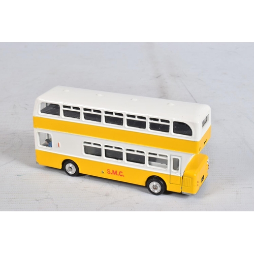 57 - A BOXED METOSUL LEYLAND ATLANTEAN DOUBLE DECKER BUS, No.34, S.M.C. yellow and white livery, appears ... 