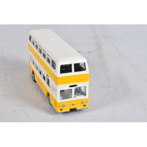 57 - A BOXED METOSUL LEYLAND ATLANTEAN DOUBLE DECKER BUS, No.34, S.M.C. yellow and white livery, appears ... 