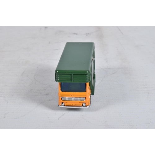 59 - FOUR BOXED MATCHBOX SUPERFAST DIE-CAST MODEL HEAVY VEHICLES, to include a PipeTruck no.10, orange bo... 