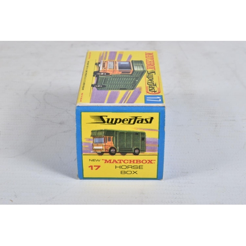 59 - FOUR BOXED MATCHBOX SUPERFAST DIE-CAST MODEL HEAVY VEHICLES, to include a PipeTruck no.10, orange bo... 