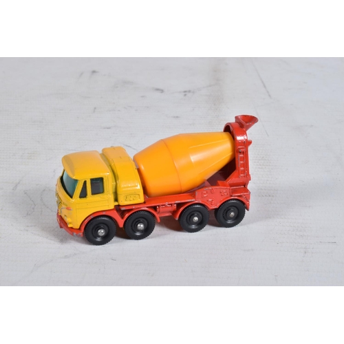 59 - FOUR BOXED MATCHBOX SUPERFAST DIE-CAST MODEL HEAVY VEHICLES, to include a PipeTruck no.10, orange bo... 