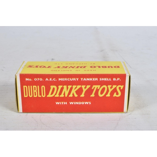 62 - FOUR BOXED DUBLO DINKY DIECAST VEHICLES, Austin Lorry, No.064, Bedford Flat Truck, No.066, A.E.C. Me... 