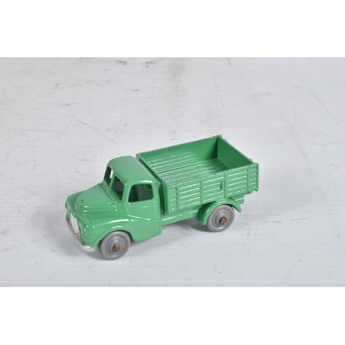 64 - FOUR BOXED DUBLO DINKY DIECAST VEHICLES, Austin Lorry, No.064, Austin Taxi, No.067, A.E.C. Mercury S... 