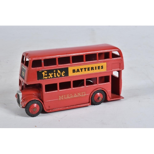 66 - TWO BOXED DINKY TOYS A.E.C. ROUTEMASTER BUS MODELS, No.289, both are the version with 'Tern Shirts' ... 