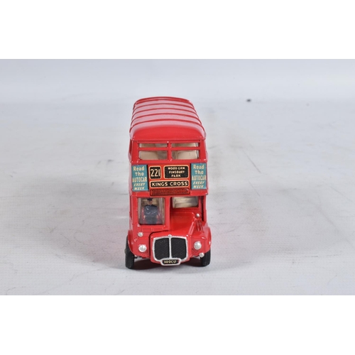 66 - TWO BOXED DINKY TOYS A.E.C. ROUTEMASTER BUS MODELS, No.289, both are the version with 'Tern Shirts' ... 