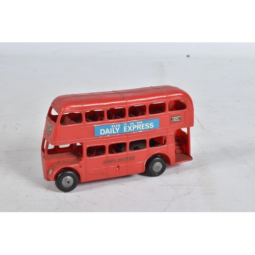 67 - A QUANTITY OF REPAINTED AND RESTORED DINKY TOYS BUSES AND COACHES, examples of 29c with second type ... 