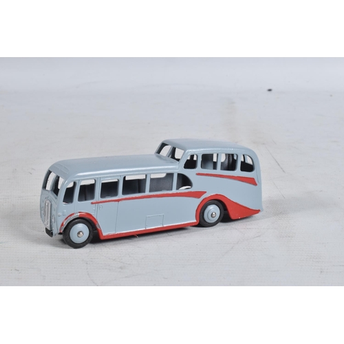 67 - A QUANTITY OF REPAINTED AND RESTORED DINKY TOYS BUSES AND COACHES, examples of 29c with second type ... 