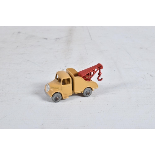 71 - FOUR BOXED AND TWO LOOSE MATCHBOX DIE-CAST VEHICLES, the first a Moko Lesney Bedford Tipper Truck no... 