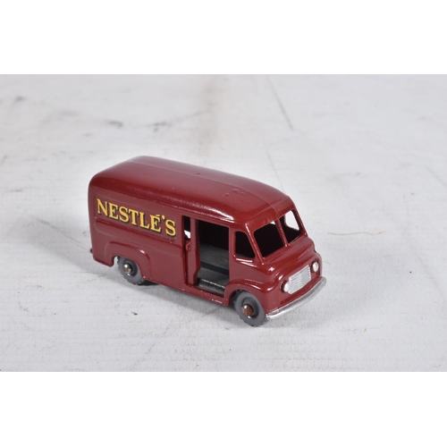 71 - FOUR BOXED AND TWO LOOSE MATCHBOX DIE-CAST VEHICLES, the first a Moko Lesney Bedford Tipper Truck no... 