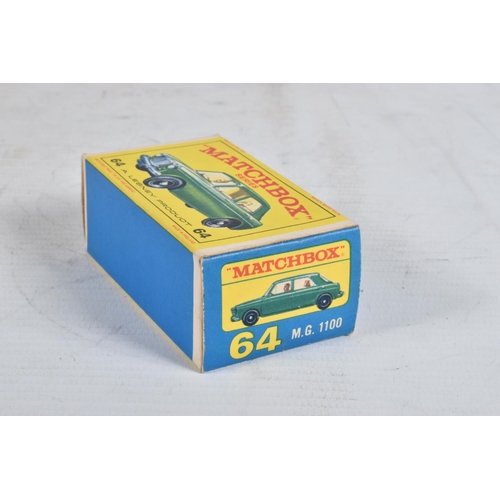 73 - SEVEN BOXED MATCHBOX DIE-CAST MODELS, the first is a Long Distance Coach no.40 in metallic blue, bla... 